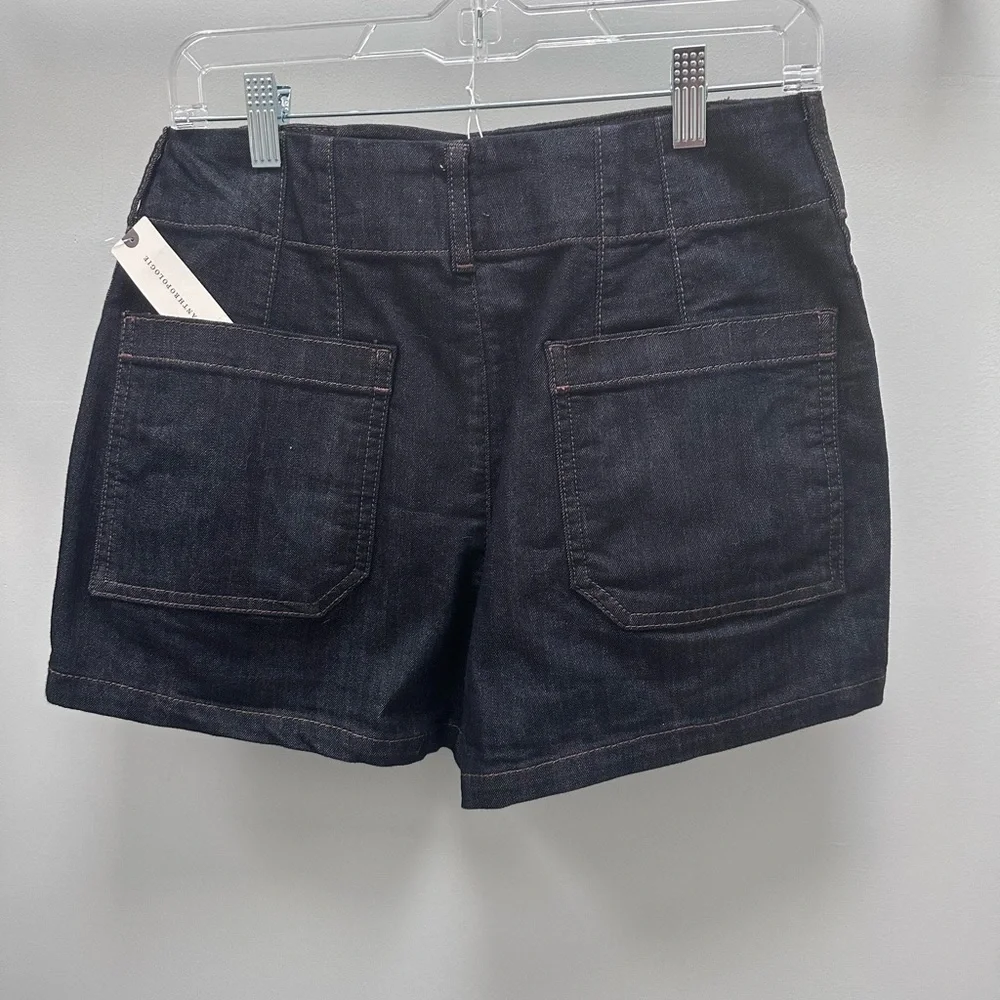 NWT Anthropologie The Colette Shorts by Maeve: Denim Edition Dark Blue Multiple - Picture 6 of 6
